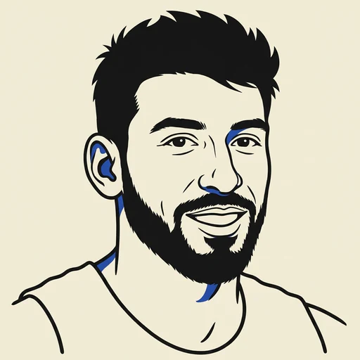 Illustrated portrait of NBA player Chet Holmgren